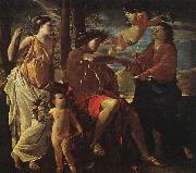 Nicolas Poussin Inspiration of the Poet France oil painting artist